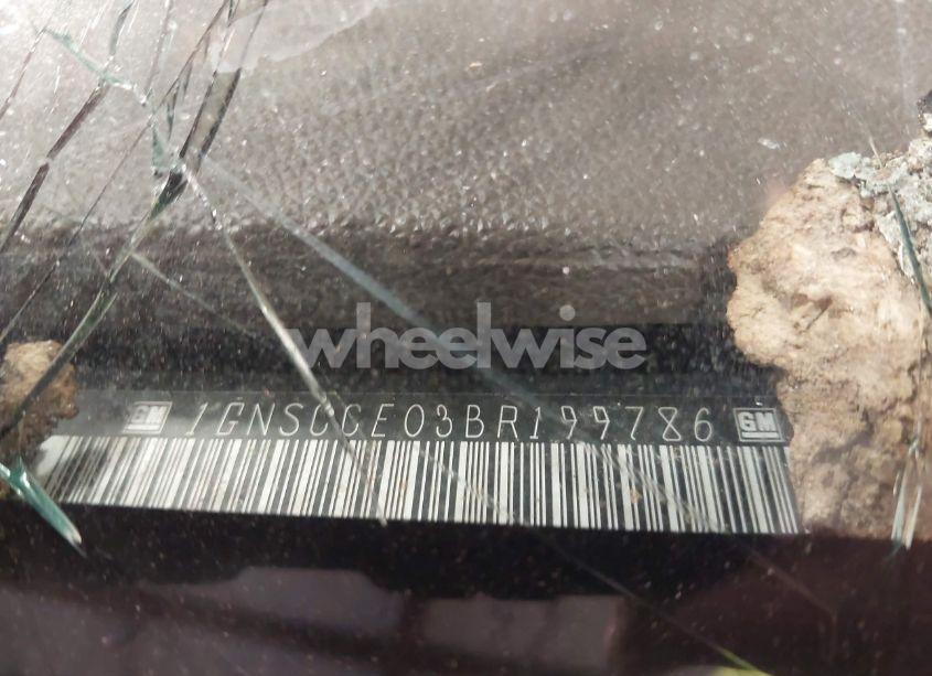 Photo 9 of 2011 Chevrolet Tahoe LTZ (VIN 1GNSCCE03BR199786)