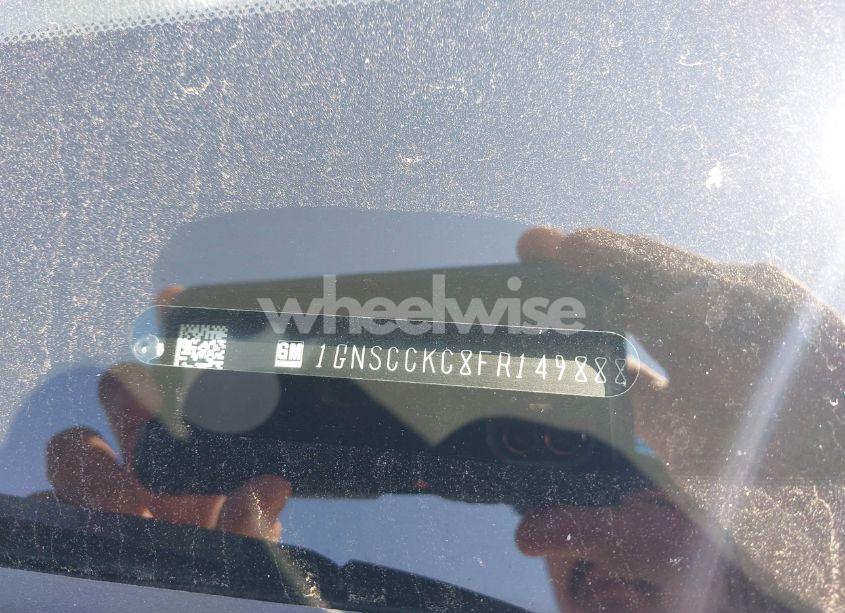 Photo 9 of 2015 Chevrolet Tahoe LTZ (VIN 1GNSCCKC8FR149888)