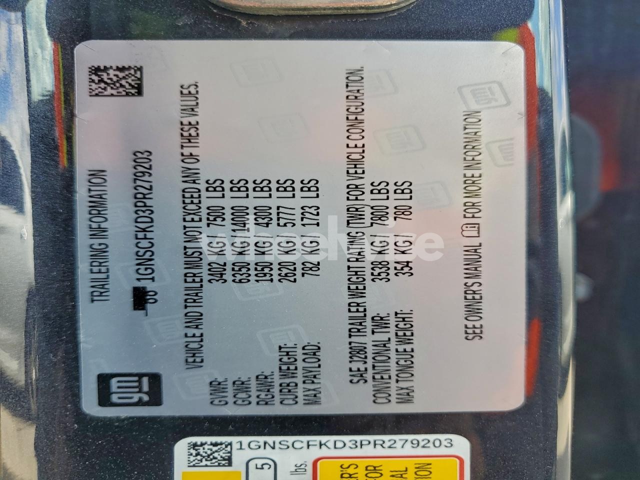 Photo 13 of 2023 CHEVROLET SUBURBAN C1500 PREMIER (VIN 1GNSCCKD0PR234833)