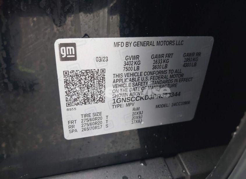 Photo 9 of 2023 Chevrolet Suburban 2WD LT (VIN 1GNSCCKD3PR323344)