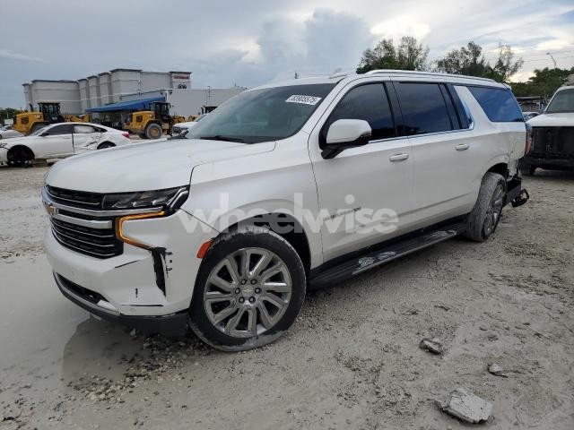 Photo 4 of 2021 CHEVROLET SUBURBAN C1500 LT N/A (VIN 1GNSCCKD7MR216759)