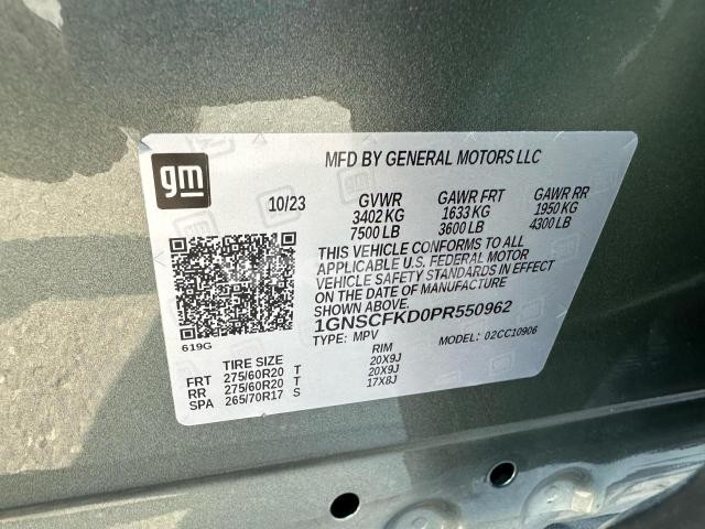 Photo 5 of 2023 CHEVROLET SUBURBAN C1500 PREMIER (VIN 1GNSCFKD0PR550962)