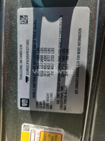 Photo 4 of 2023 CHEVROLET SUBURBAN C1500 PREMIER (VIN 1GNSCFKD5PR377441)