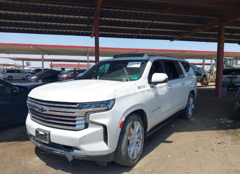 Photo 2 of 2021 Chevrolet Suburban 2WD HIGH COUNTRY (VIN 1GNSCGKL3MR190496)