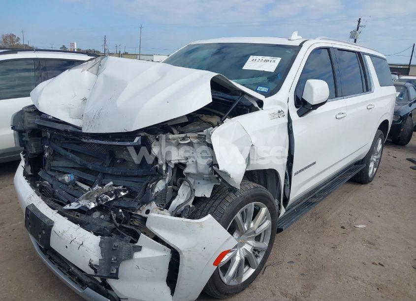 Photo 2 of 2021 Chevrolet Suburban 2WD HIGH COUNTRY (VIN 1GNSCGKL8MR179526)