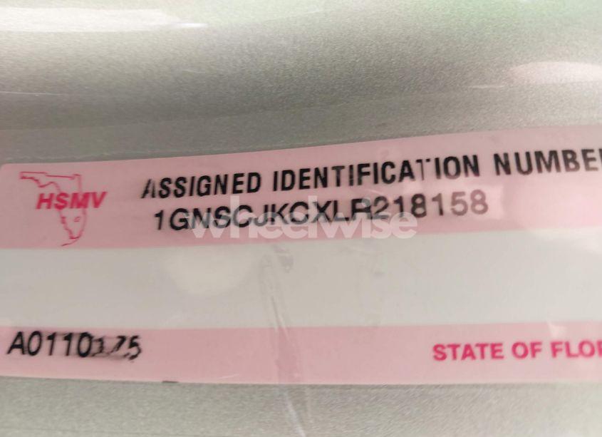 Photo 9 of 2020 Chevrolet Suburban 2WD PREMIER (VIN 1GNSCJKCXLR218158)