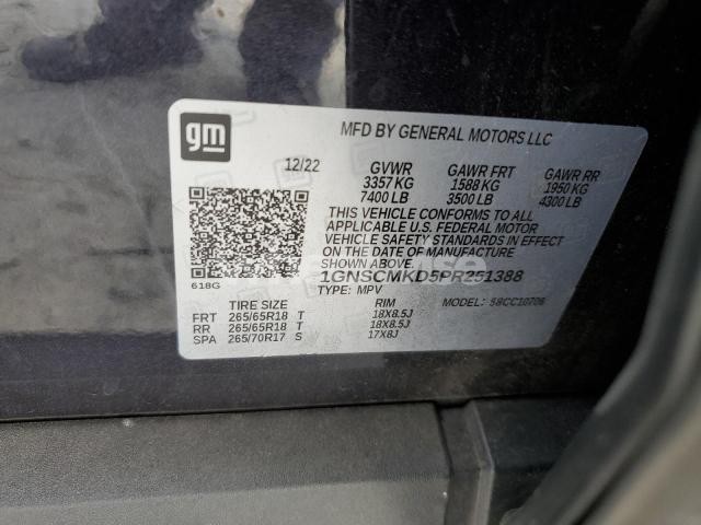 Photo 8 of 2023 CHEVROLET TAHOE C1500 LS (VIN 1GNSCMKD5PR251388)