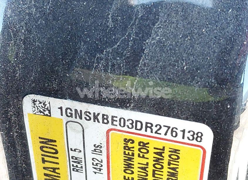 Photo 9 of 2013 Chevrolet Tahoe LT (VIN 1GNSKBE03DR276138)