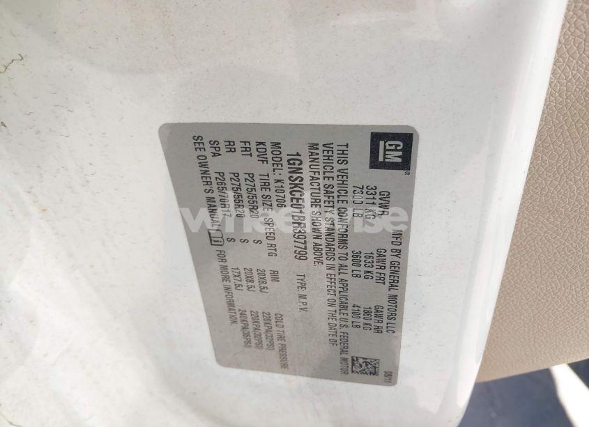 Photo 9 of 2011 Chevrolet Tahoe LTZ (VIN 1GNSKCE01BR397799)