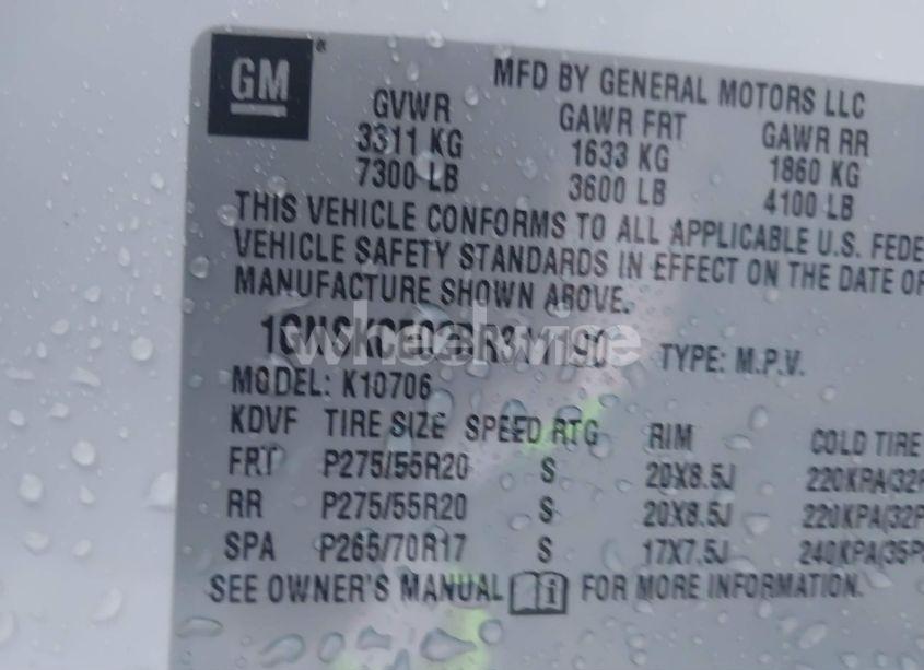 Photo 9 of 2011 Chevrolet Tahoe LTZ (VIN 1GNSKCE02BR311190)