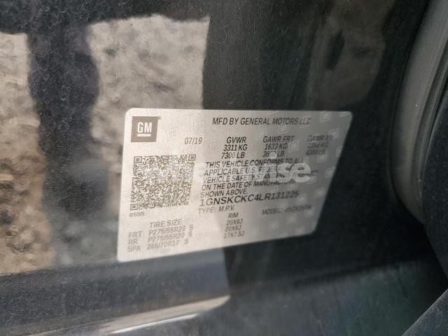 Photo 7 of 2020 CHEVROLET TAHOE K1500 PREMIER (VIN 1GNSKCKC4LR131225)