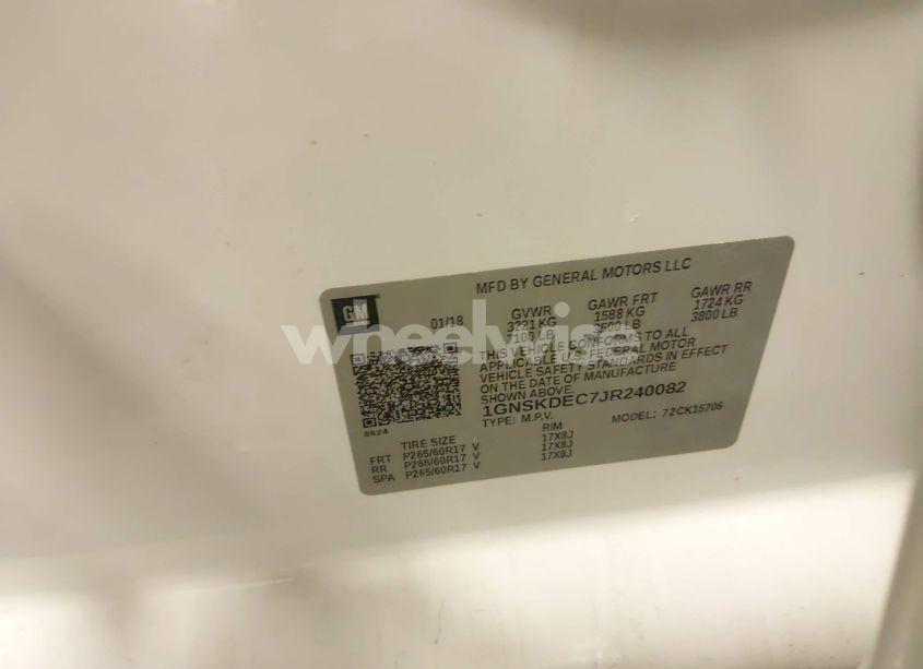 Photo 9 of 2018 Chevrolet Tahoe COMMERCIAL FLEET (VIN 1GNSKDEC7JR240082)