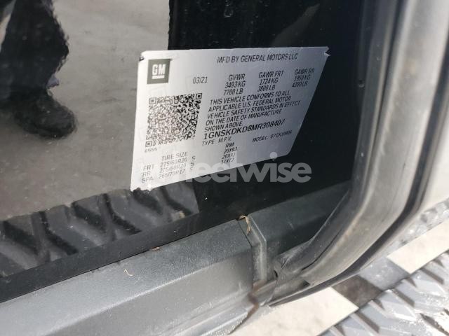 Photo 13 of 2021 CHEVROLET SUBURBAN K1500 Z71 N/A (VIN 1GNSKDKD8MR308407)