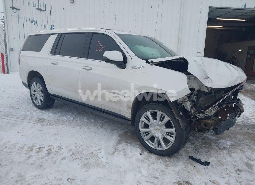 2022 Chevrolet Suburban 4WD HIGH COUNTRY (VIN 1GNSKGKLXNR151036) main photo