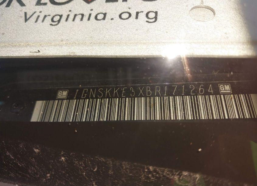 Photo 9 of 2011 Chevrolet Suburban 1500 LTZ (VIN 1GNSKKE3XBR171264)