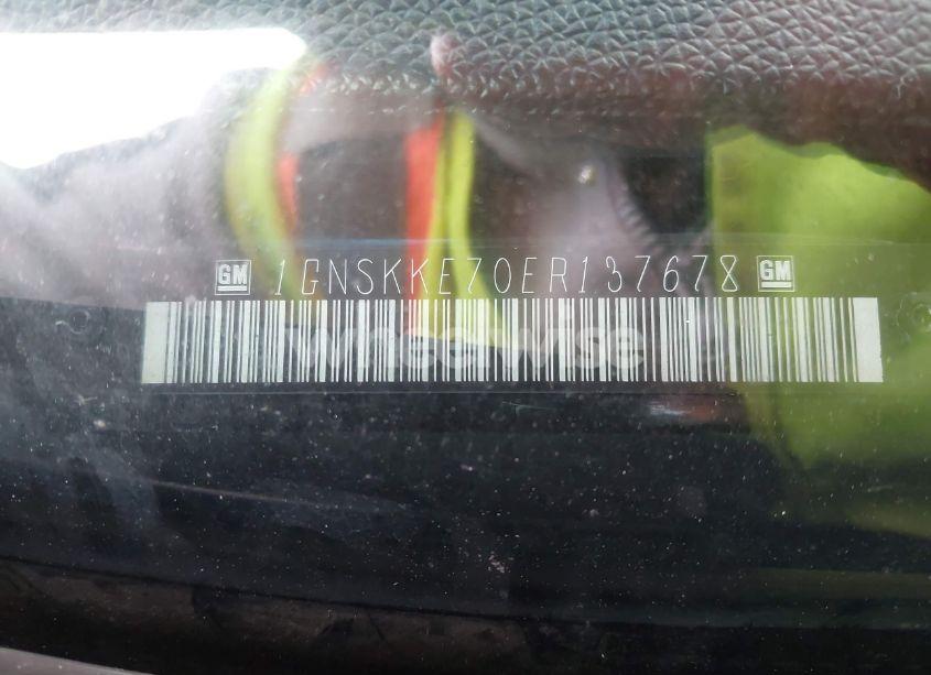 Photo 9 of 2014 Chevrolet Suburban 1500 LTZ (VIN 1GNSKKE70ER137678)