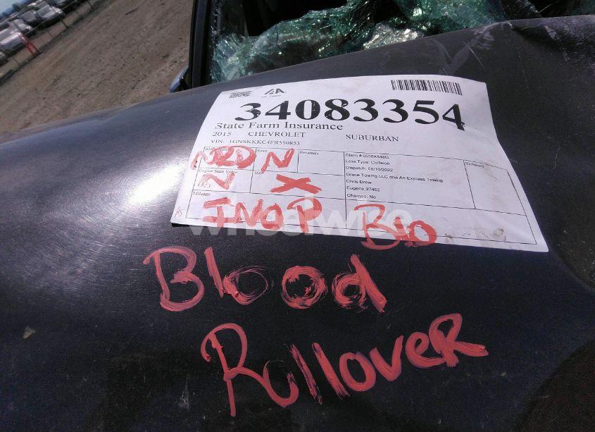 Photo 11 of 2015 Chevrolet Suburban 1500 LTZ (VIN 1GNSKKKC4FR550853)