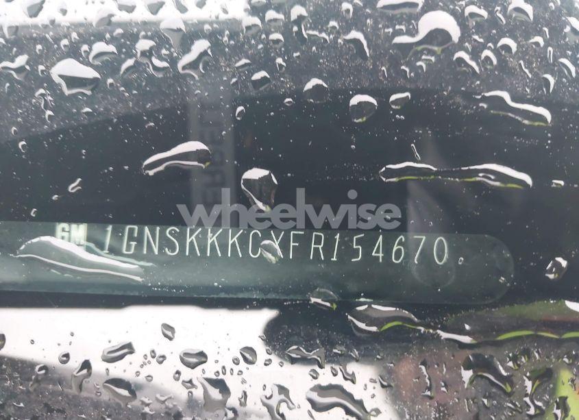 Photo 9 of 2015 Chevrolet Suburban 1500 LTZ (VIN 1GNSKKKCXFR154670)