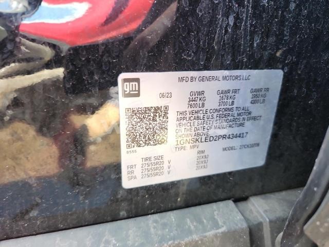 Photo 11 of 2023 CHEVROLET TAHOE K1500 (VIN 1GNSKLED2PR434417)