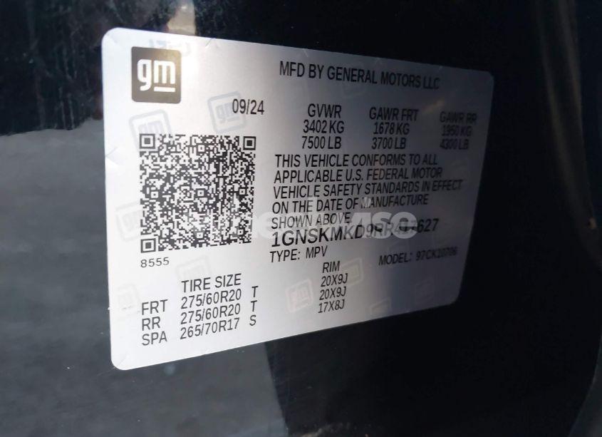 Photo 9 of 2024 Chevrolet Tahoe 4WD LS (VIN 1GNSKMKD9RR417627)