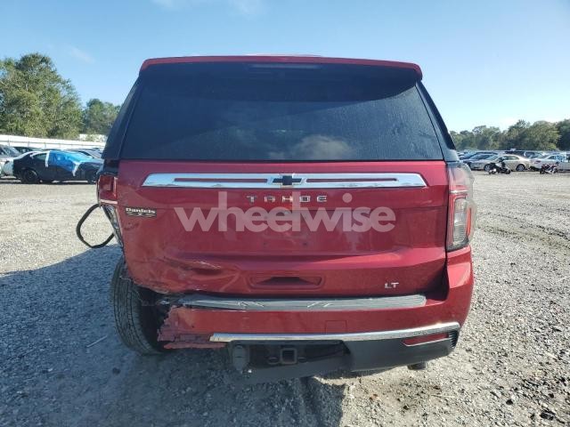 2022 CHEVROLET TAHOE K1500 LT (VIN 1GNSKNKDXNR102724) main photo