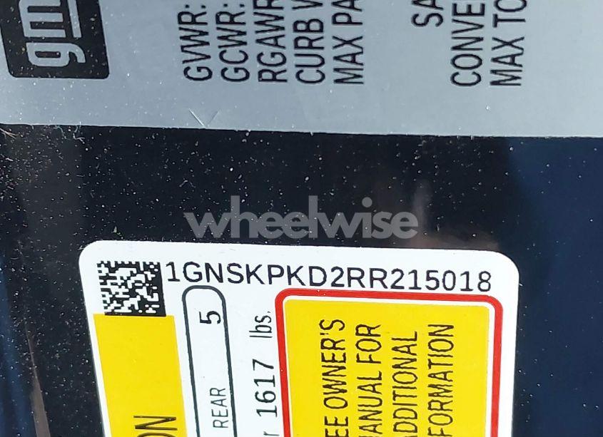 Photo 9 of 2024 Chevrolet Tahoe 4WD Z71 (VIN 1GNSKPKD2RR215018)