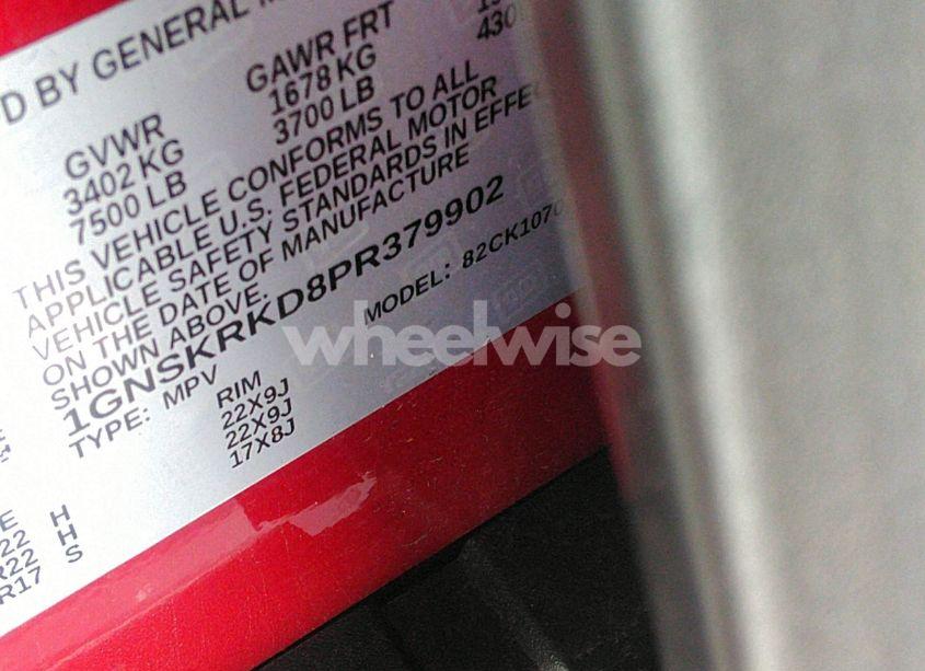 Photo 9 of 2023 Chevrolet Tahoe 4WD RST (VIN 1GNSKRKD8PR379902)