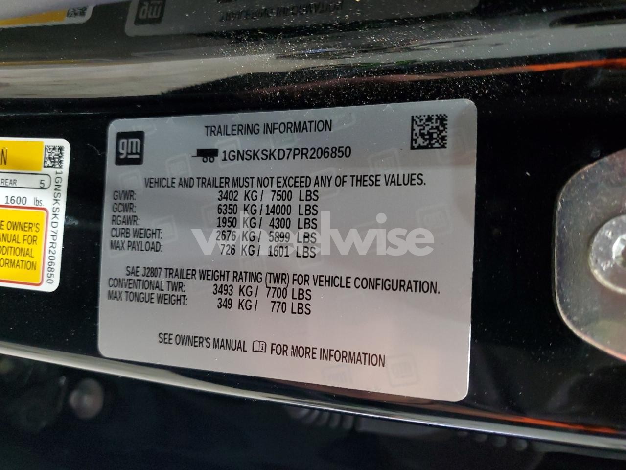 Photo 13 of 2023 CHEVROLET TAHOE K1500 PREMIER (VIN 1GNSKSKD7PR206850)