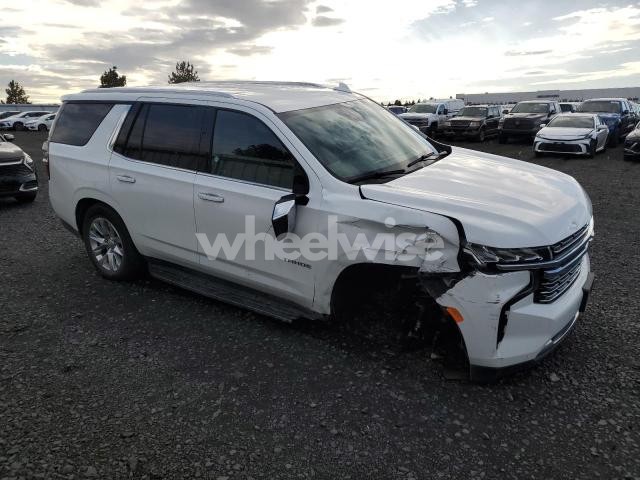 Photo 2 of 2024 CHEVROLET TAHOE K1500 PREMIER (VIN 1GNSKSKDXRR185088)