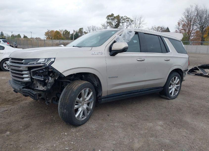 Photo 2 of 2021 Chevrolet Tahoe 4WD HIGH COUNTRY (VIN 1GNSKTKLXMR119484)