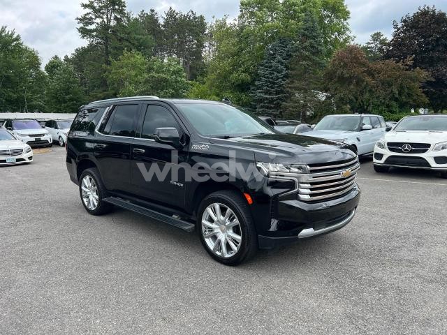 Photo 4 of 2021 CHEVROLET TAHOE K1500 HIGH COUNTRY (VIN 1GNSKTKLXMR122501)