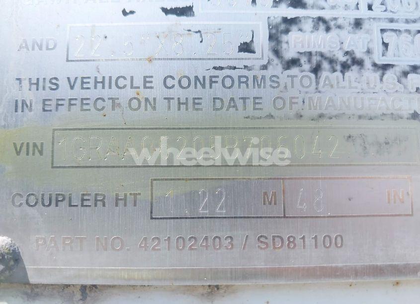 Photo 9 of 2005 Great Dane TRAILERS GREAT DANE TRAILERS (VIN 1GRAA06205B706042)