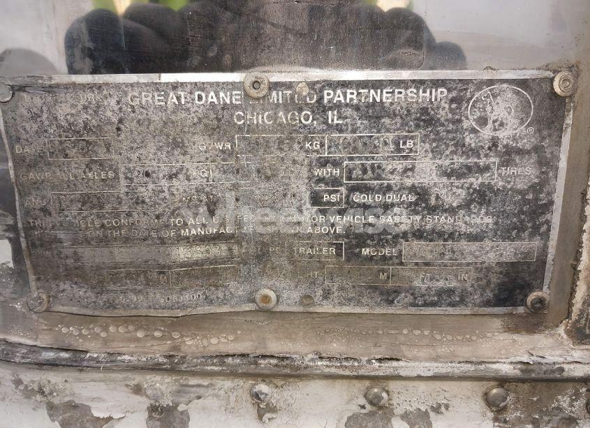 Photo 9 of 2003 Great Dane TRAILERS UNKNOWN (VIN 1GRAA06213B013803)