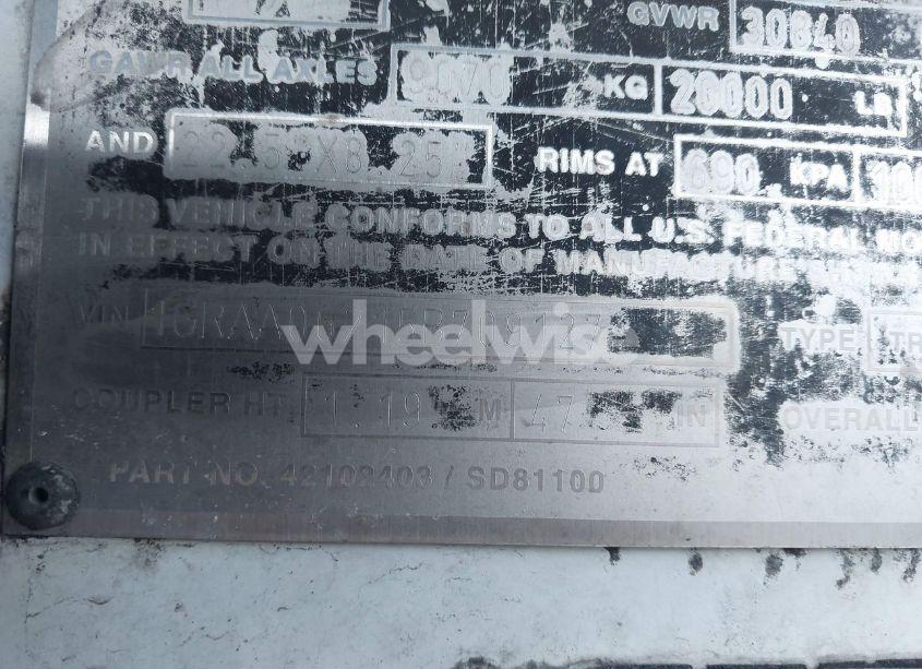 Photo 9 of 2005 Great Dane REEFER SEMI TRAILER (VIN 1GRAA06215B709127)