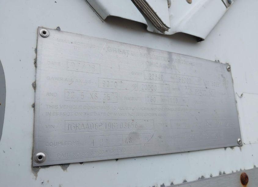 Photo 9 of 2009 Great Dane TRAILERS GREAT DANE TRAILERS (VIN 1GRAA06229B703656)