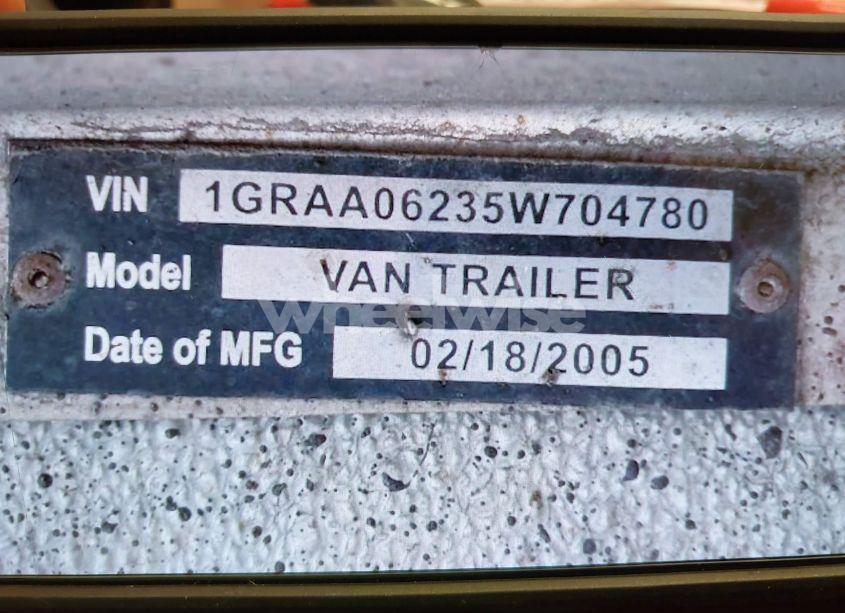 Photo 9 of 2005 Great Dane TRAILERS 53' REEFER SEMI TRAILER (VIN 1GRAA06235W704780)