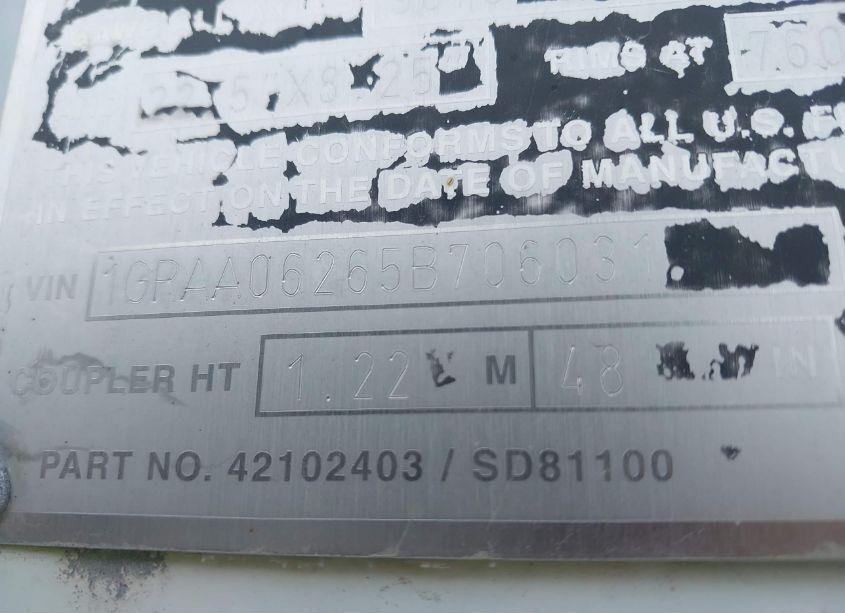 Photo 9 of 2005 Great Dane TRAILERS UNKNOWN (VIN 1GRAA06265B706031)