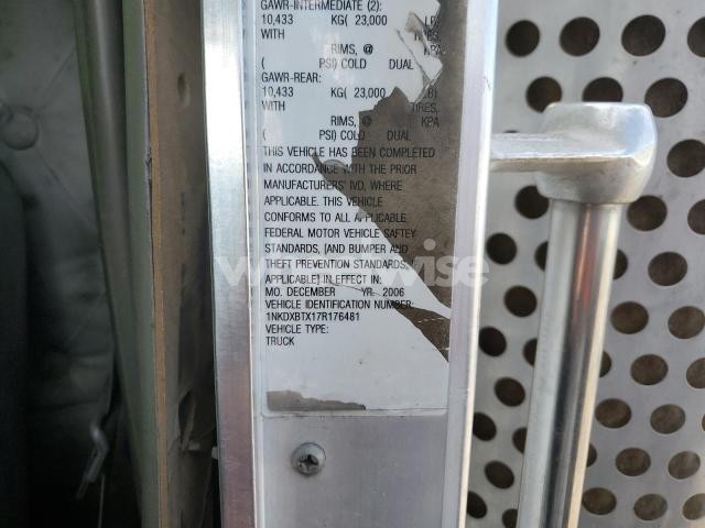 Photo 6 of 2007 KENWORTH T800 DUMP TRUCK (VIN 1GT12SEY3KF173598)