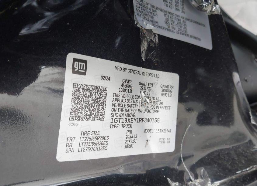 Photo 9 of 2024 Gmc Sierra 2500HD 4WD STANDARD BED DENALI ULTIMATE (VIN 1GT19XEY1RF340155)