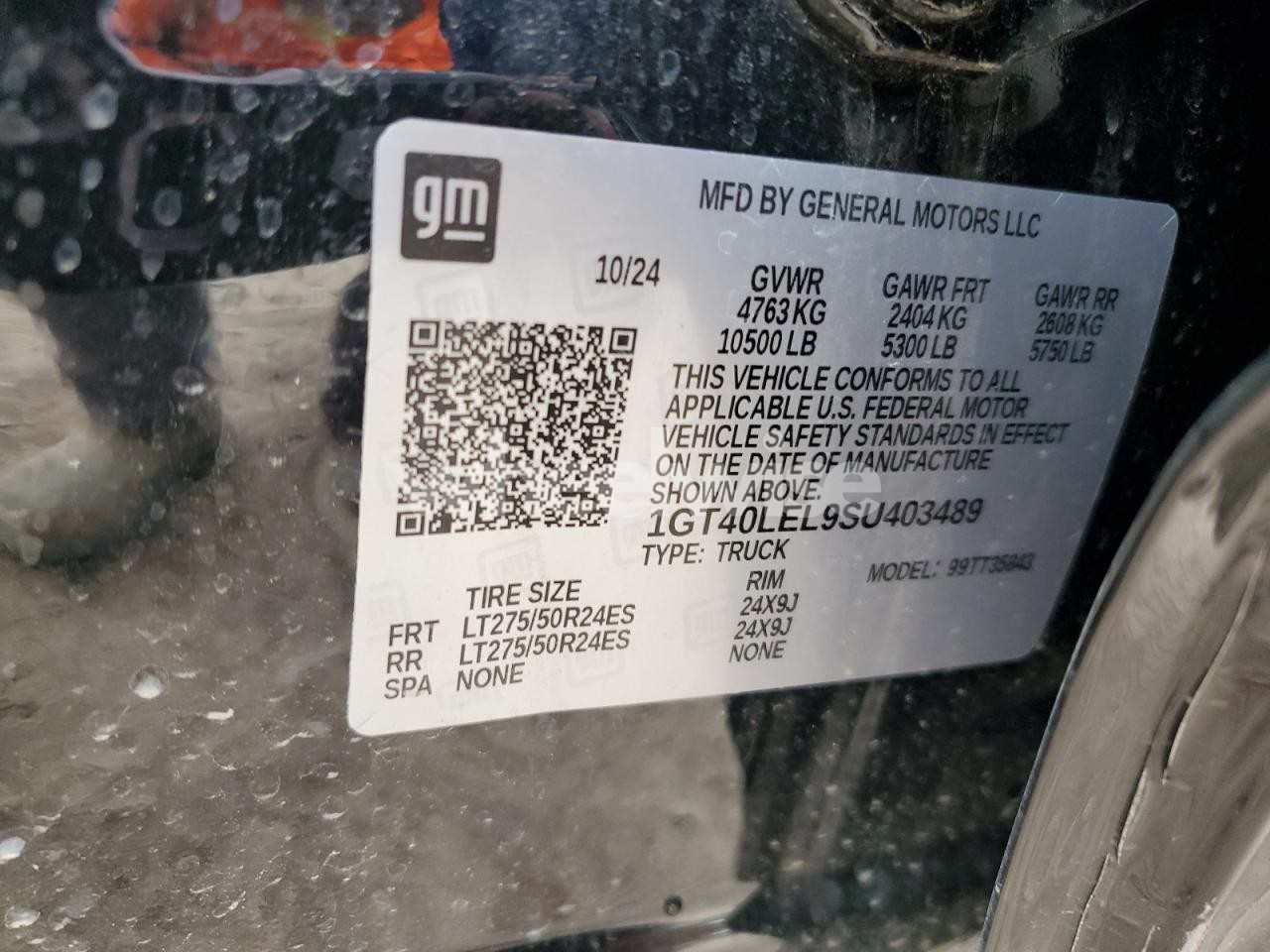 Photo 12 of 2025 GMC SIERRA DENALI (VIN 1GT40LEL9SU403489)