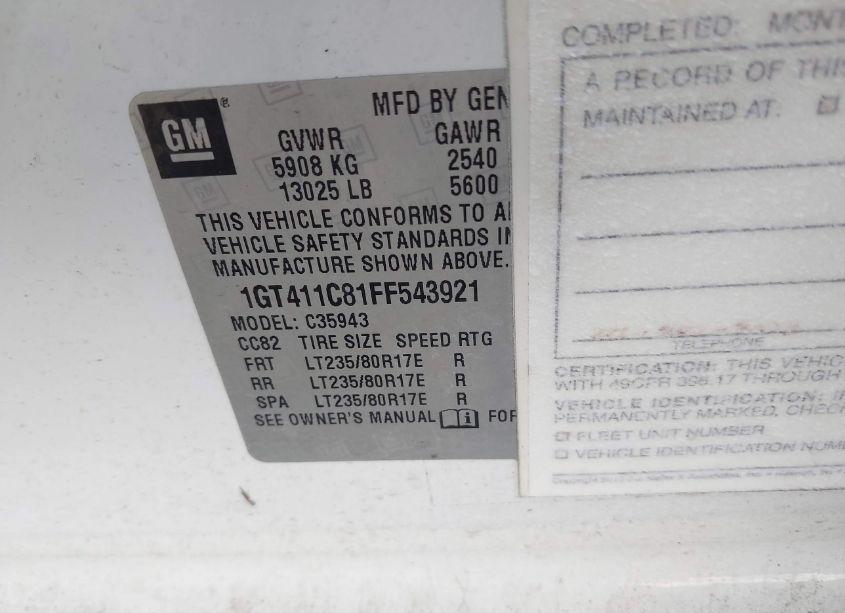 Photo 8 of 2015 Gmc Sierra 3500HD (VIN 1GT411C81FF543921)