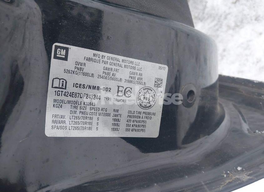 Photo 9 of 2013 Gmc Sierra 3500HD SLT (VIN 1GT424E87DF243244)