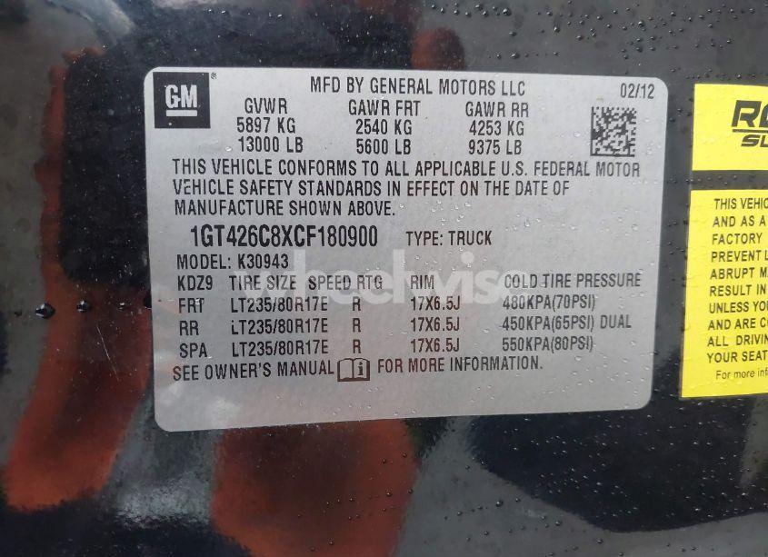 Photo 8 of 2012 Gmc Sierra 3500HD DENALI (VIN 1GT426C8XCF180900)