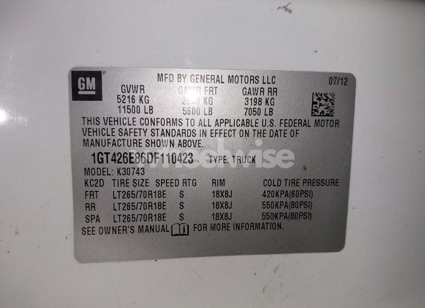 Photo 8 of 2013 Gmc Sierra 3500HD DENALI (VIN 1GT426E86DF110423)