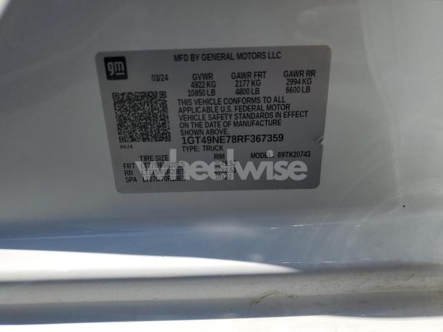 Photo 10 of 2024 GMC SIERRA K2500 SLT (VIN 1GT49NE78RF367359)