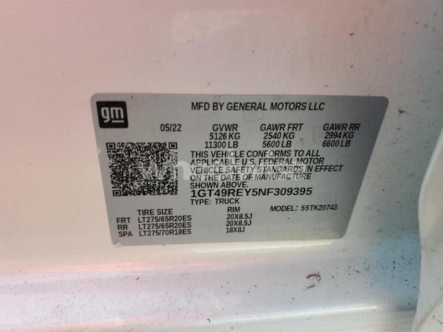 Photo 7 of 2022 GMC SIERRA K2500 DENALI (VIN 1GT49REY5NF309395)