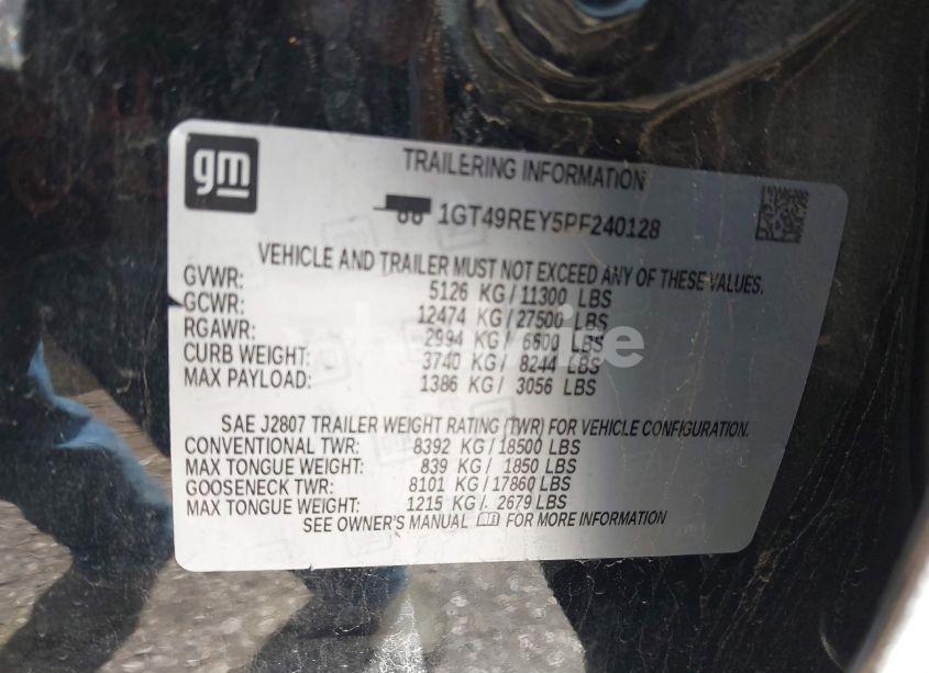 Photo 9 of 2023 Gmc Sierra 2500HD 4WD STANDARD BED DENALI (VIN 1GT49REY5PF240128)