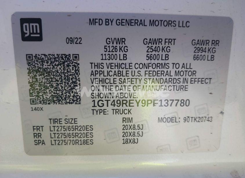 Photo 8 of 2023 Gmc Sierra 2500HD 4WD STANDARD BED DENALI (VIN 1GT49REY9PF137780)