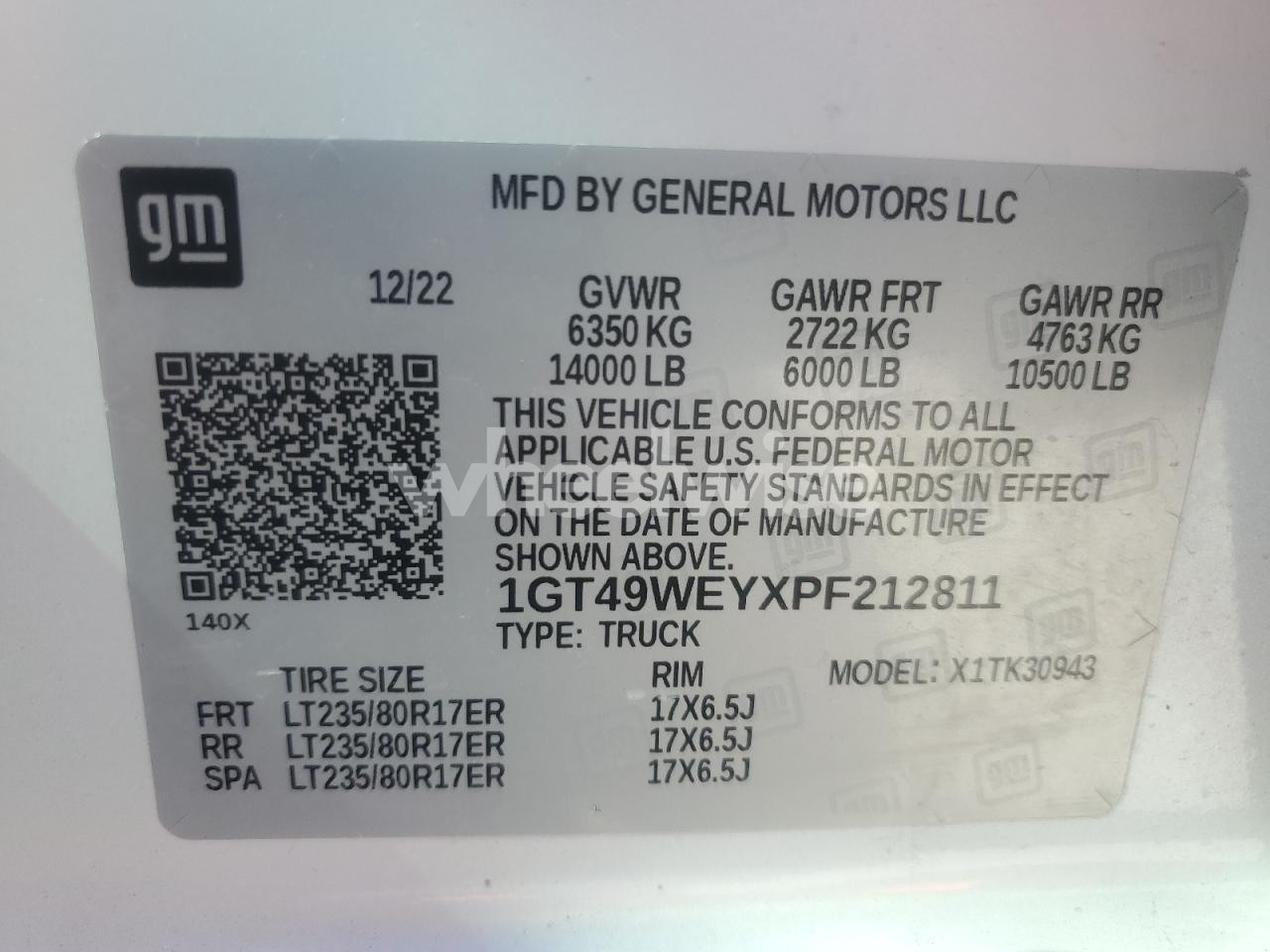 Photo 12 of 2023 GMC SIERRA K3500 DENALI (VIN 1GT49WEYXPF212811)