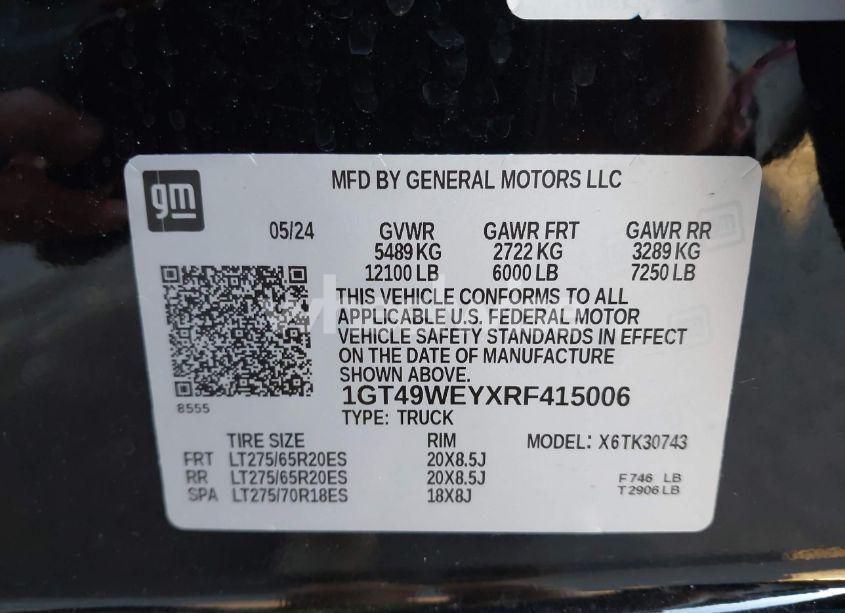Photo 9 of 2024 Gmc Sierra 3500HD 4WD STANDARD BED DENALI (VIN 1GT49WEYXRF415006)